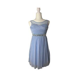 Speechless Girls Size 14 Sleeveless Formal Party Dress Baby Blue New